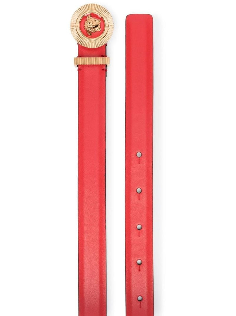 Red Medusa Biggie Leather Belt