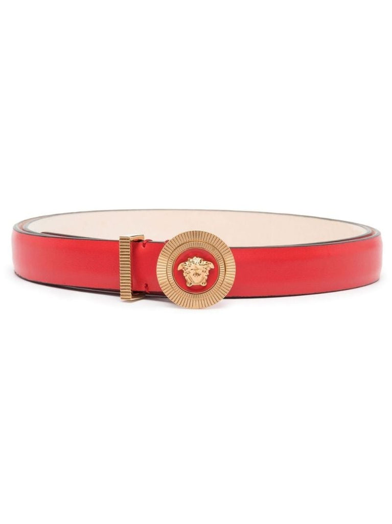 Red Medusa Biggie Leather Belt