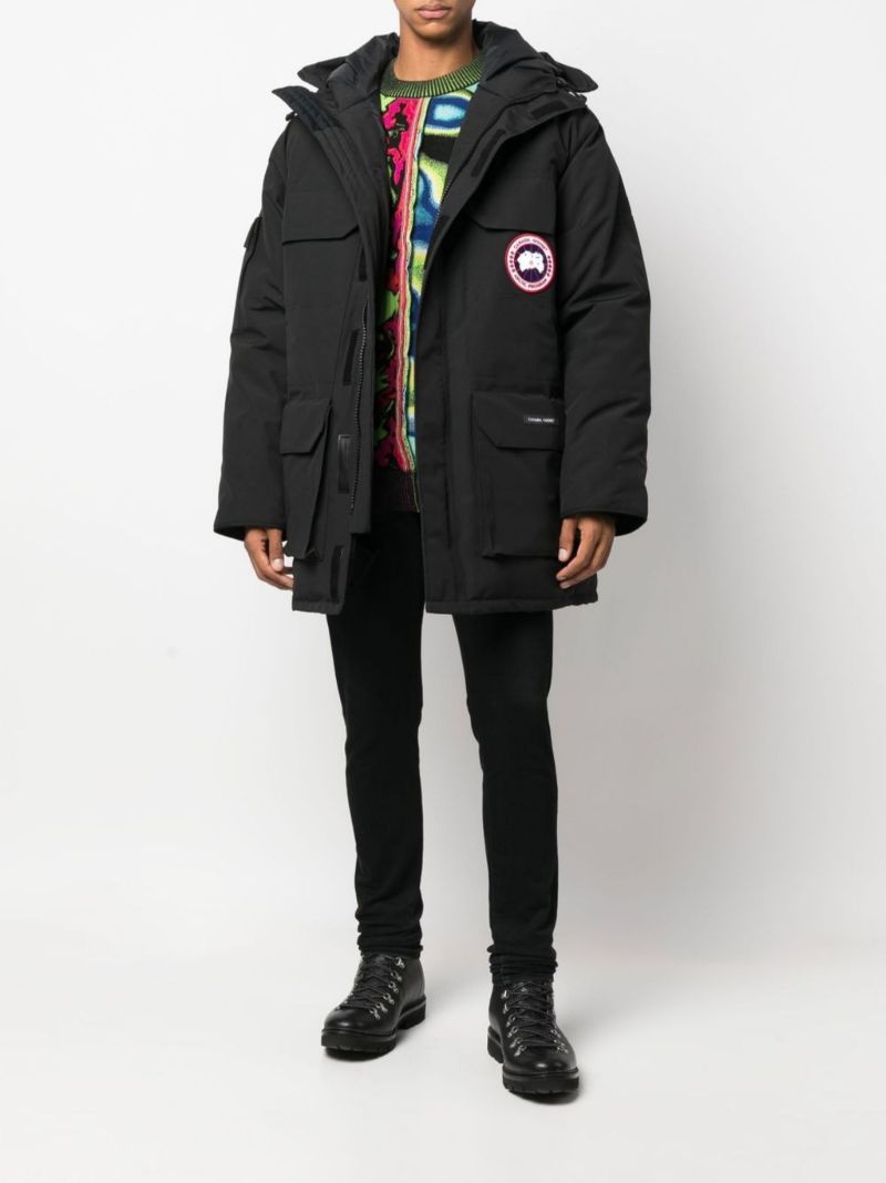 Black Expedition Hooded Coat