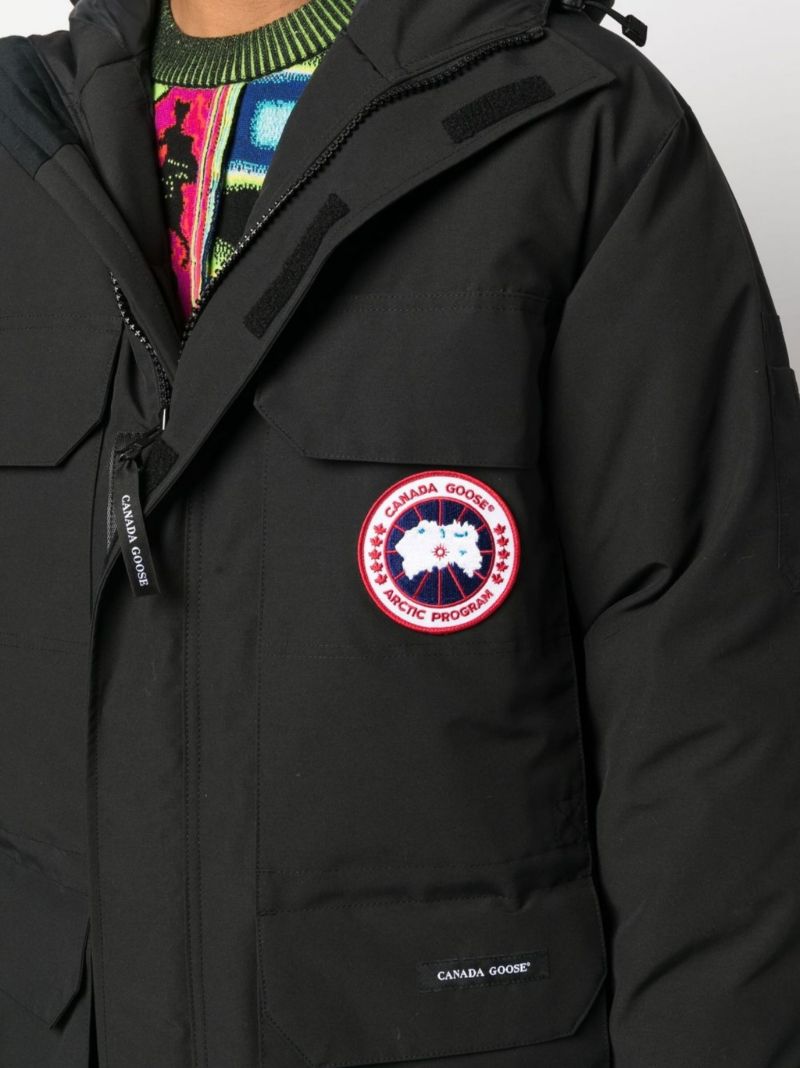 Black Expedition Hooded Coat