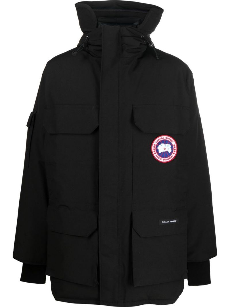 Black Expedition Hooded Coat