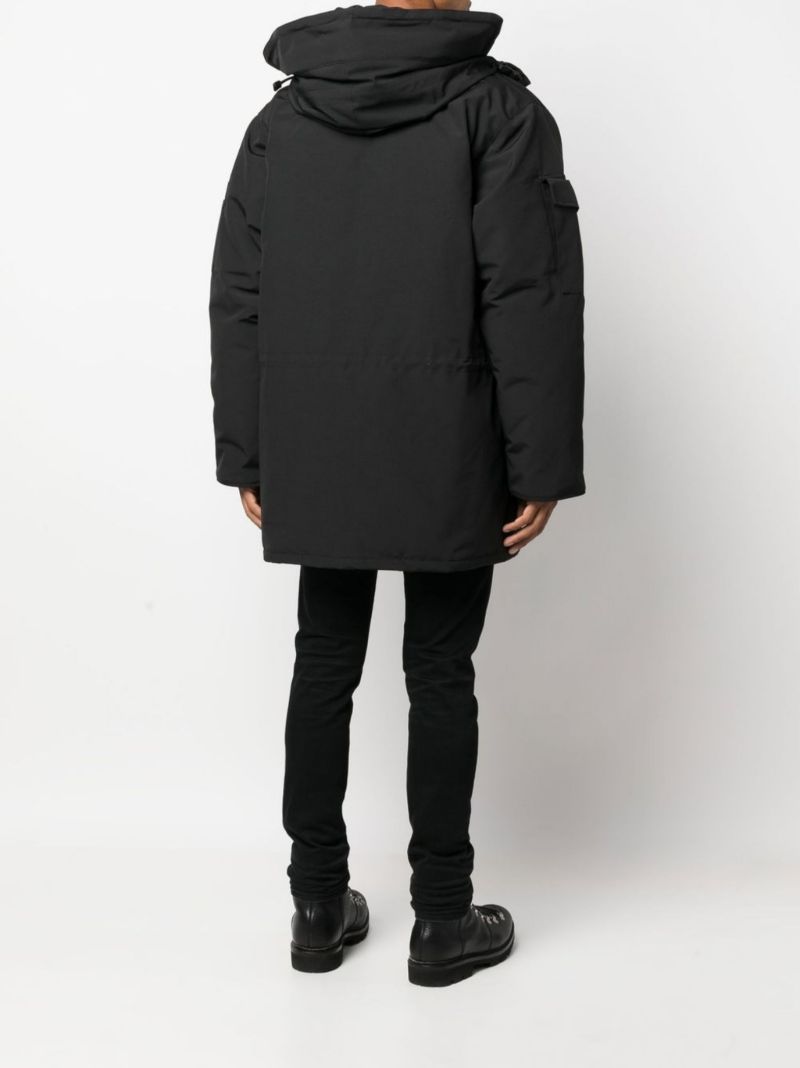 Black Expedition Hooded Coat