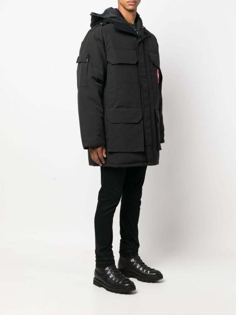 Black Expedition Hooded Coat