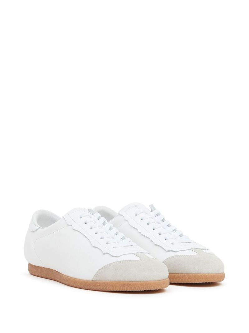 White Featherlight Low Top Sneakers