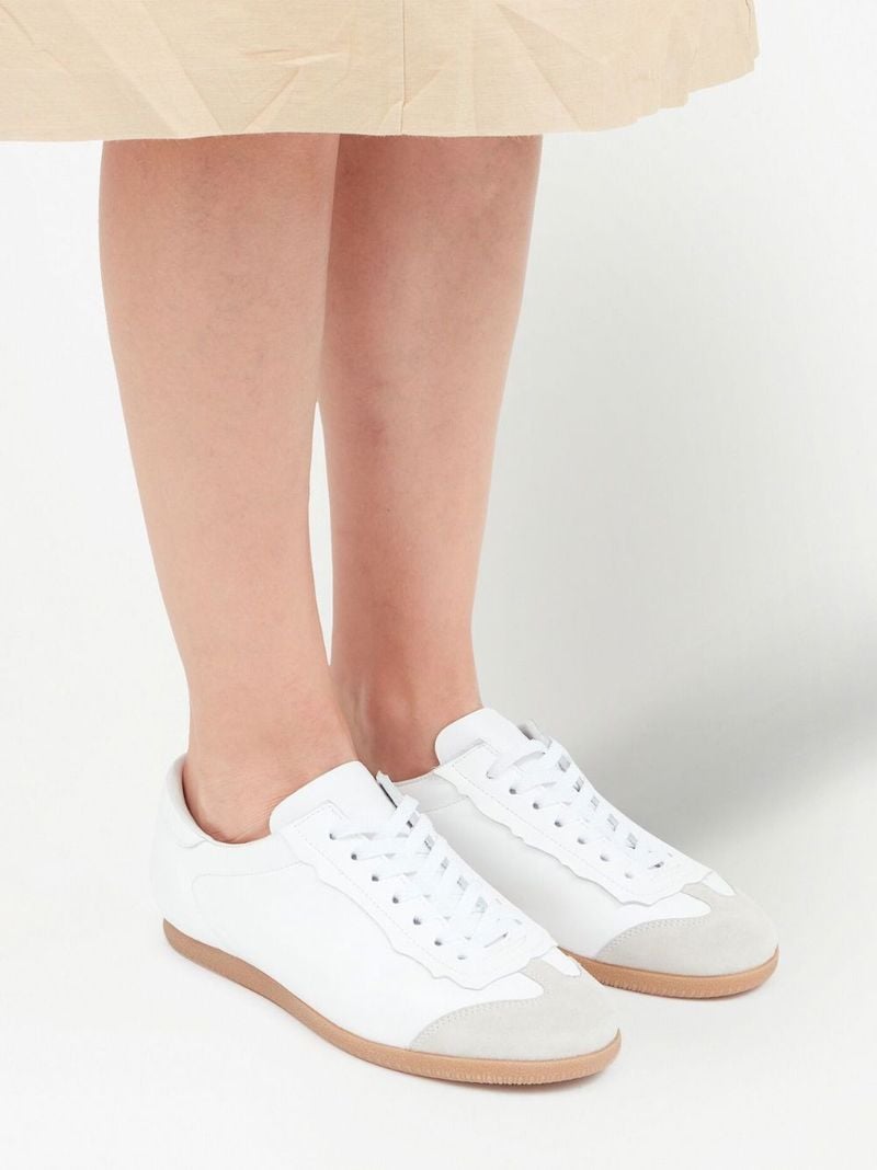 White Featherlight Low Top Sneakers