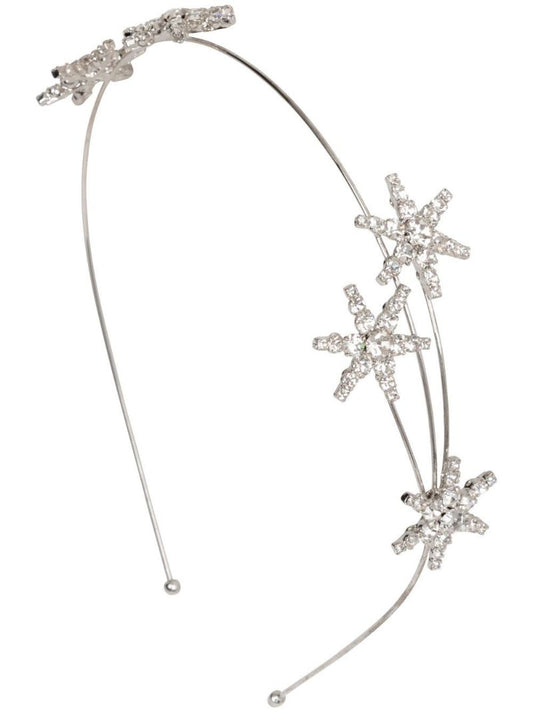 Silver-tone Venus Crystal Headband