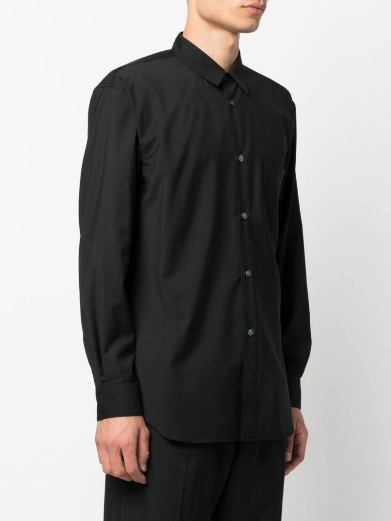 Black Shape 2 Wool Shirt