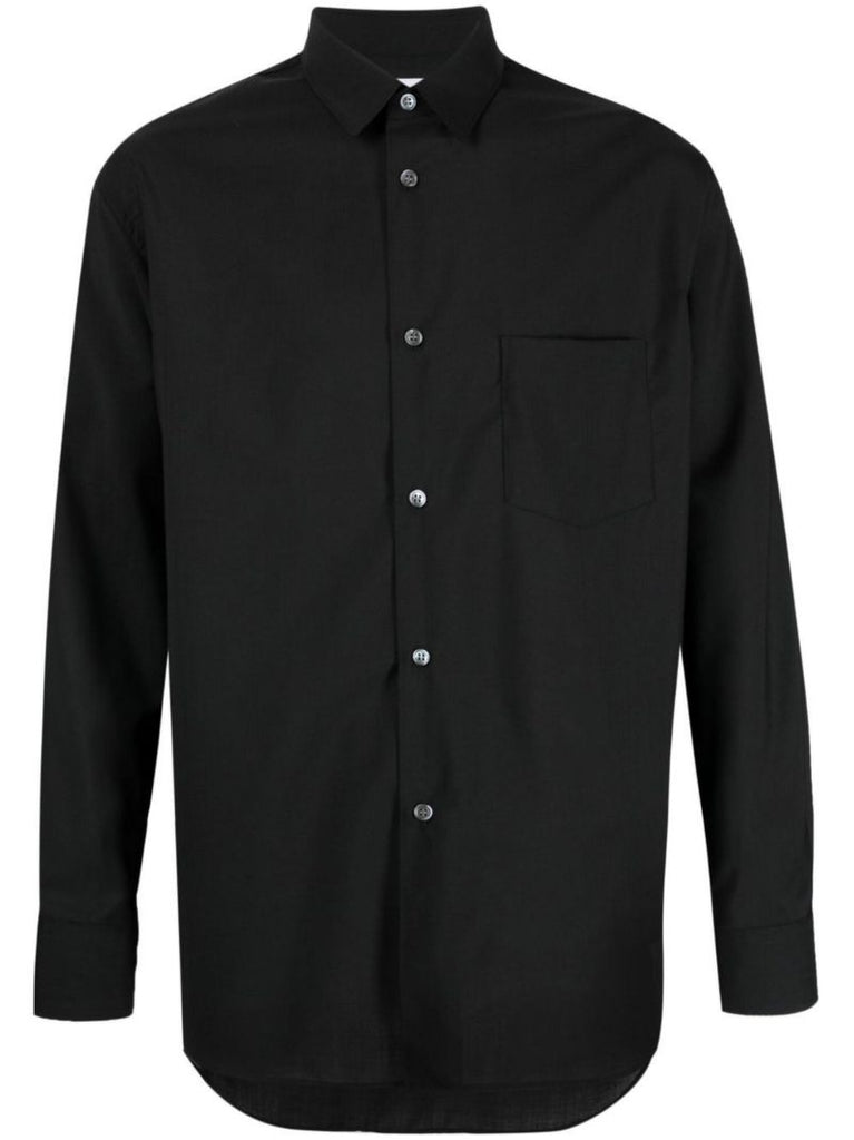 Black Shape 2 Wool Shirt