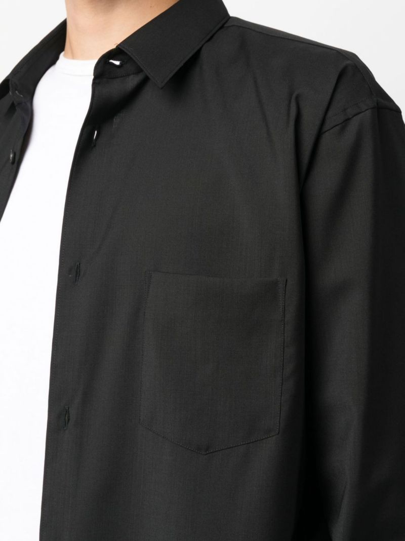 Black Shape 2 Wool Shirt