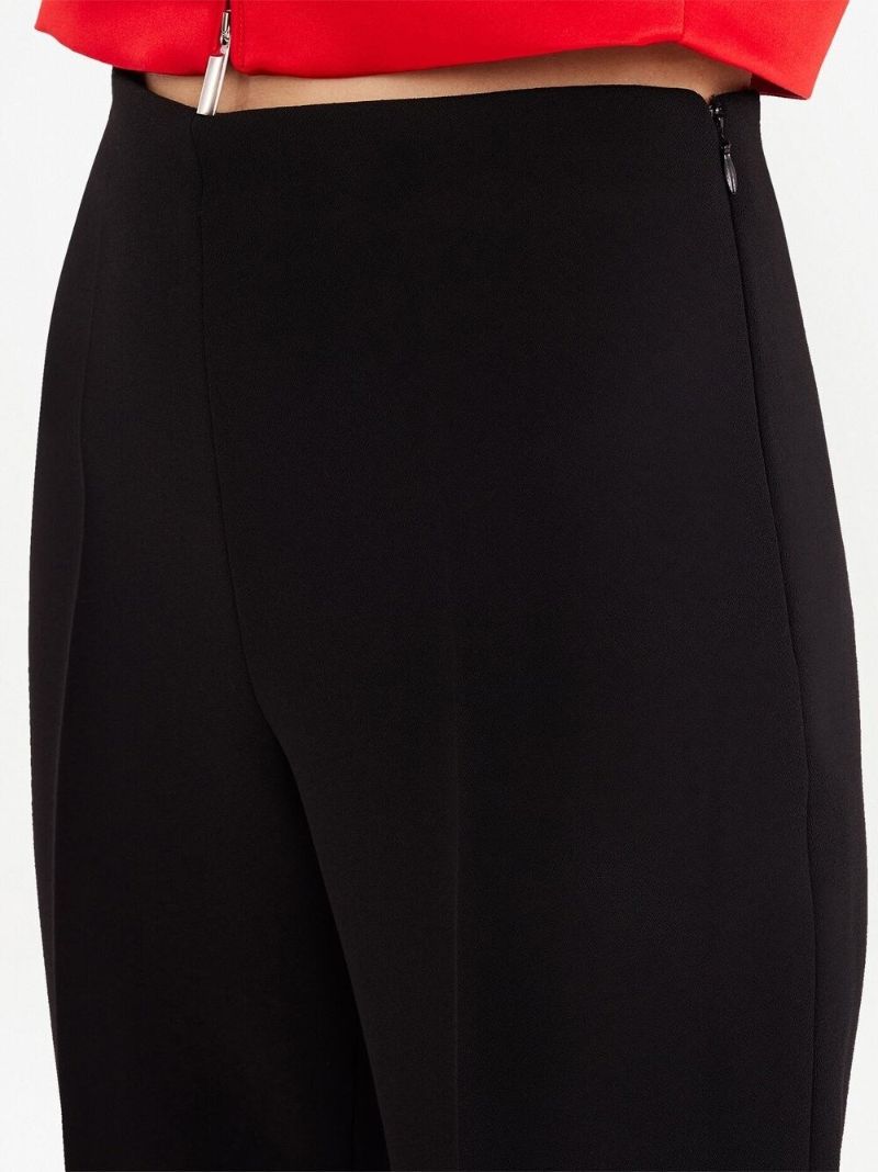 Black Straight-leg Trousers