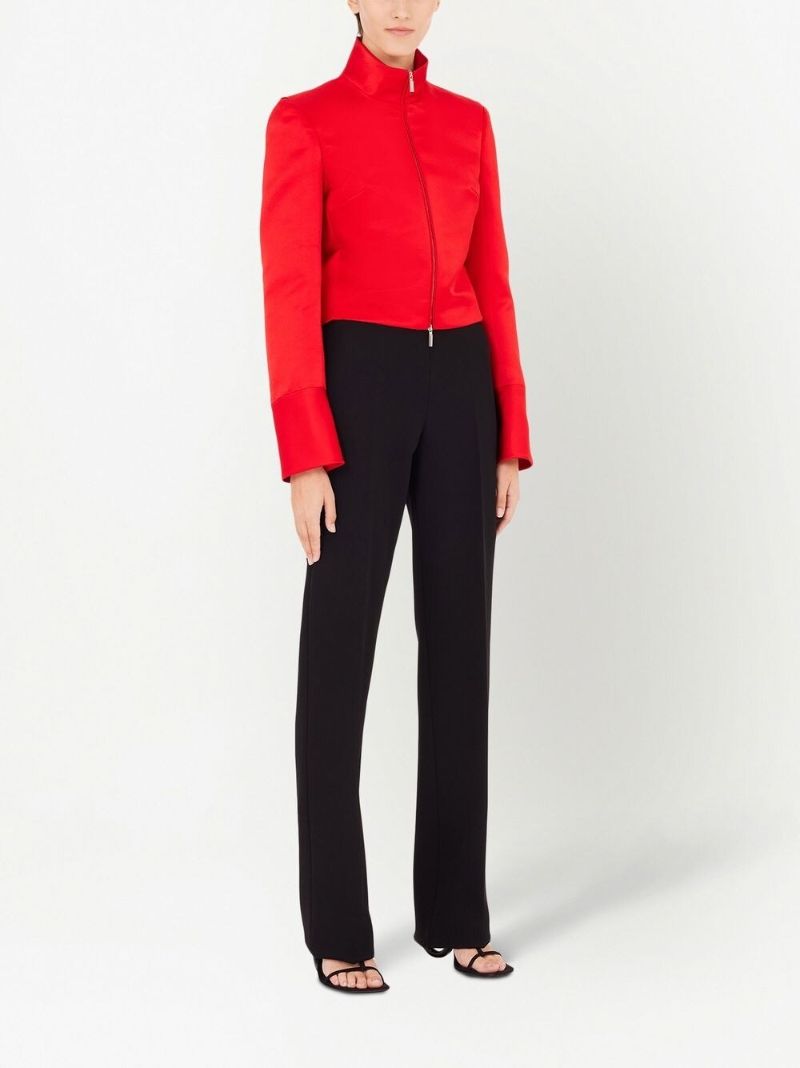 Black Straight-leg Trousers