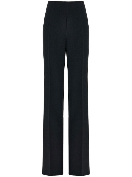 Black Straight-leg Trousers