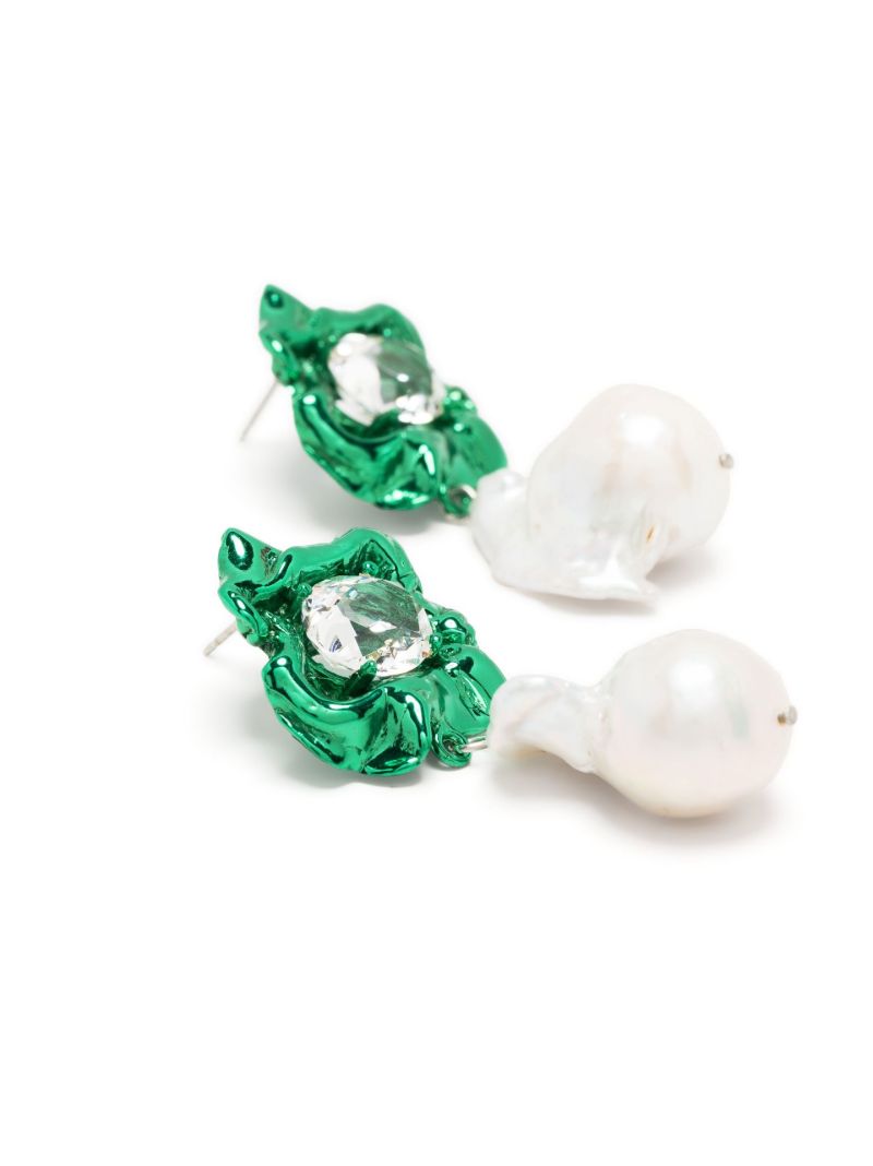 Sterling Silver Lola Baroque Pearl Drop Earrings