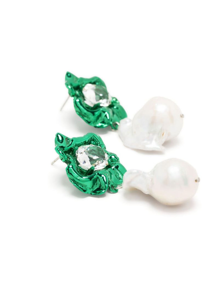 Sterling Silver Lola Baroque Pearl Drop Earrings