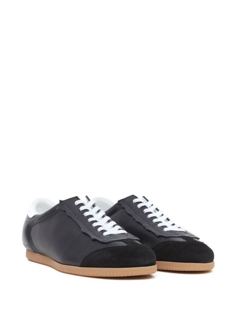 Black Featherlight Leather Sneakers