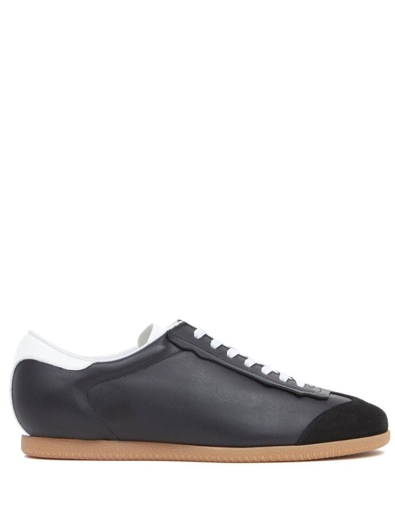 Black Featherlight Leather Sneakers