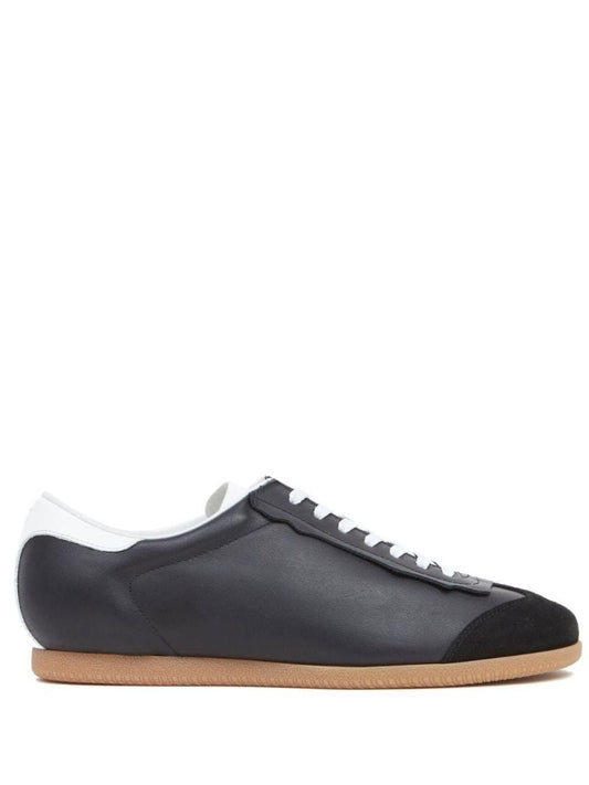 Black Featherlight Leather Sneakers