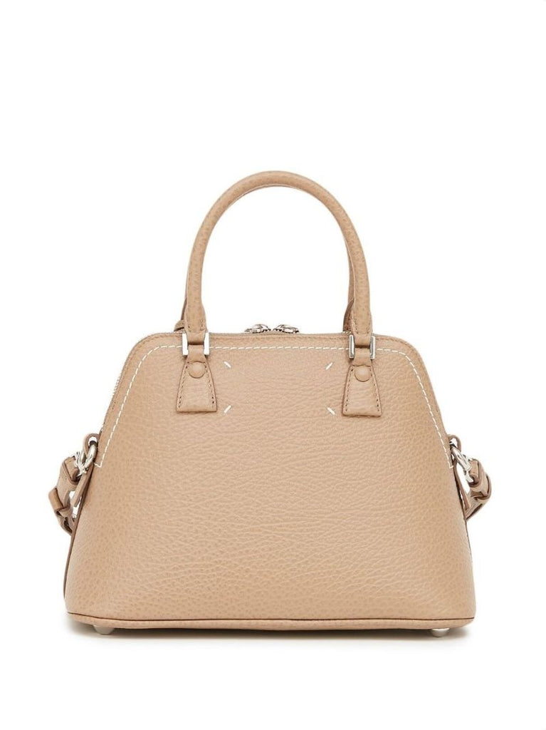 Beige 5ac Classic Mini Top Handle Bag