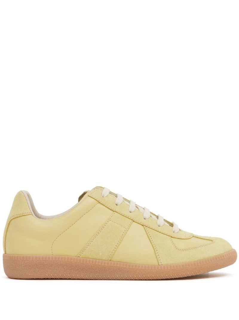 Yellow Replica Leather Sneakers