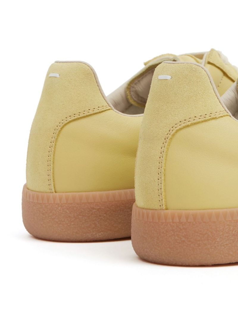 Yellow Replica Leather Sneakers