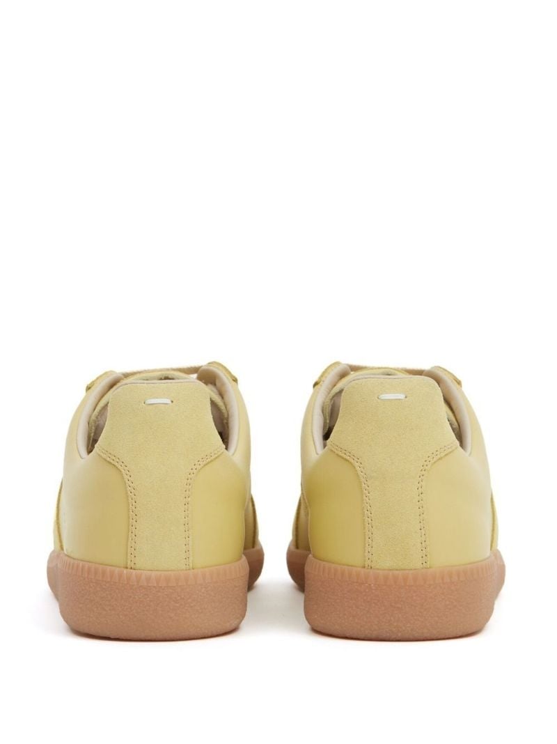 Yellow Replica Leather Sneakers
