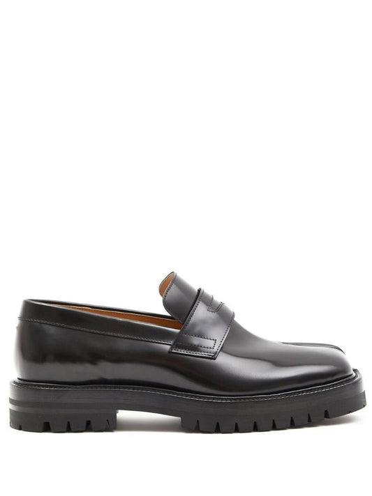 Black Tabi Toe Loafers