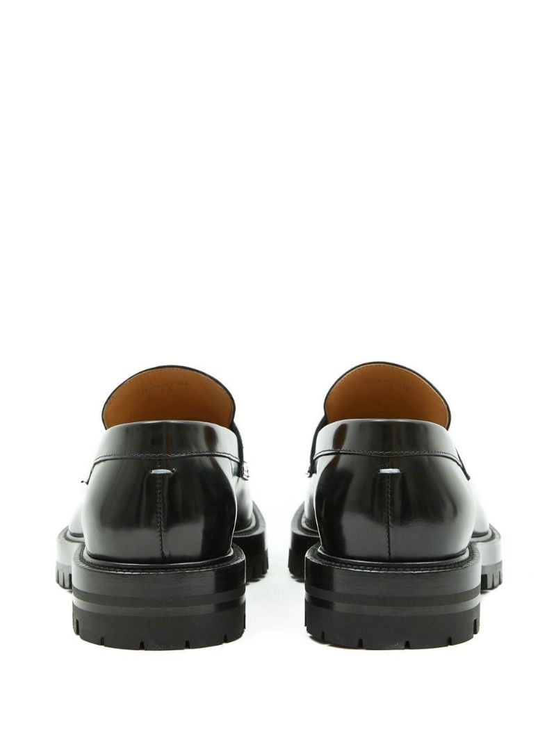 Black Tabi Toe Loafers