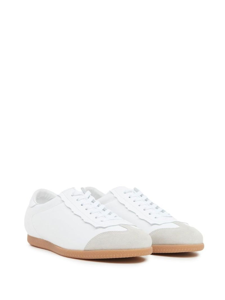 White Featherlight Leather Sneakers