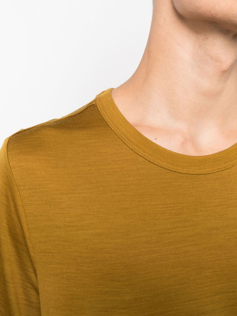 Brown Merinofine Wool T-shirt