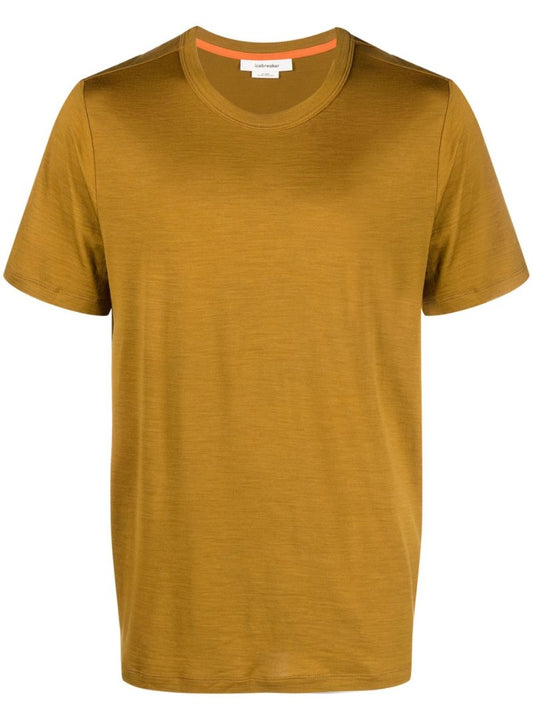 Brown Merinofine Wool T-shirt
