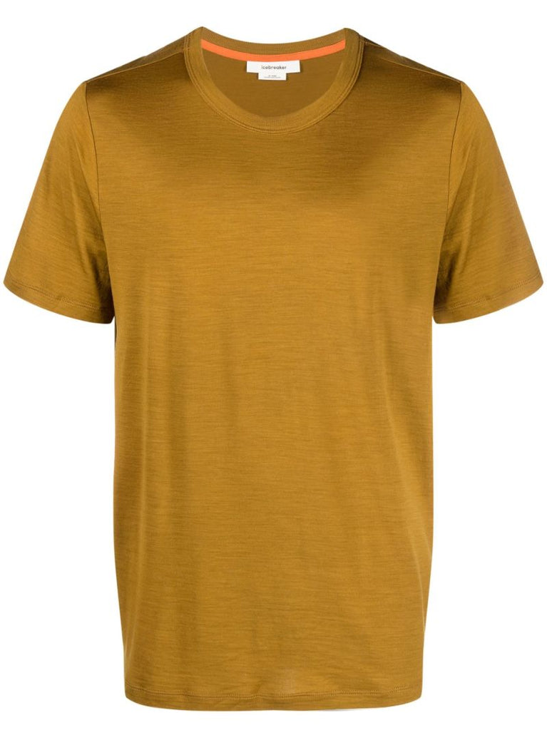 Brown Merinofine Wool T-shirt