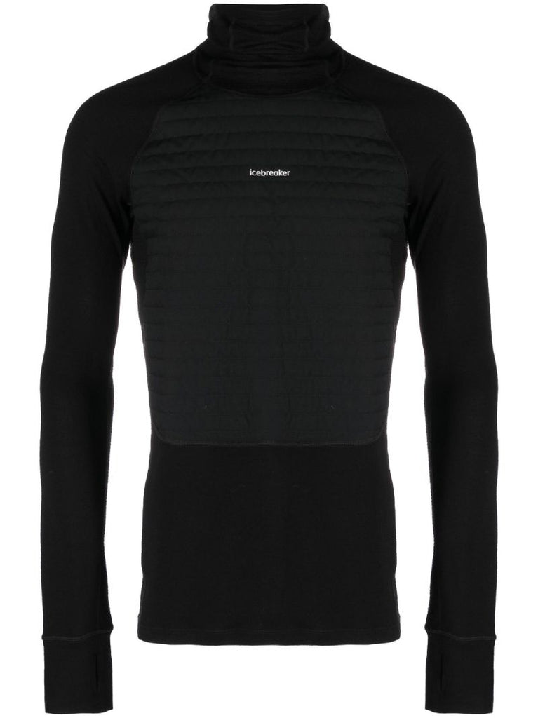 Black Zoneknit Insulated Knit Hoodie