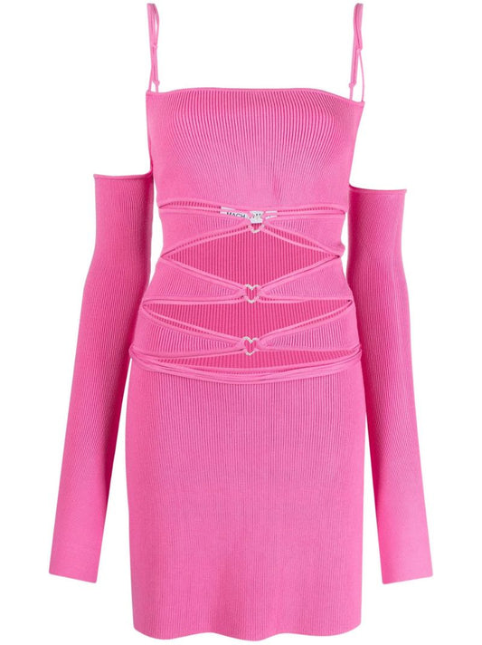 Pink Kimberly Cut-out Mini Dress