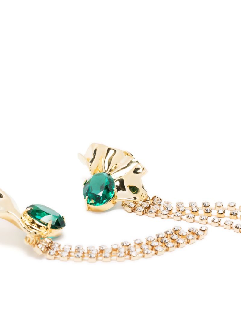 Gold-plated Kiki Crystal Drop Earrings