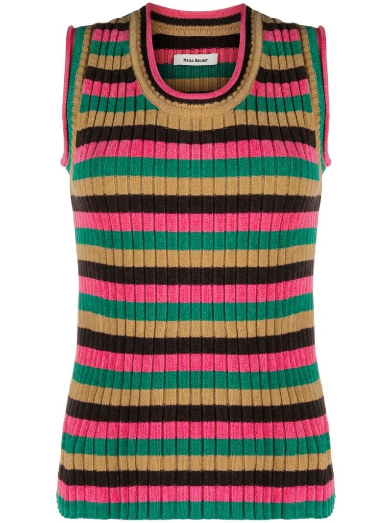 Pink Swing Knitted Wool Vest