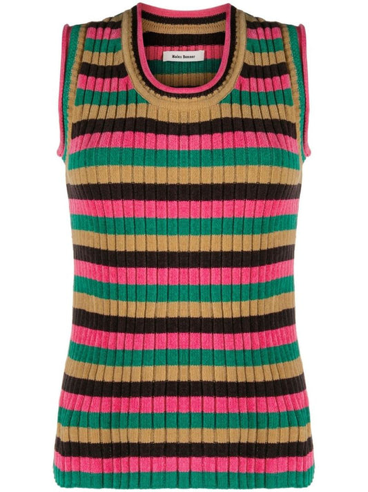 Pink Swing Knitted Wool Vest