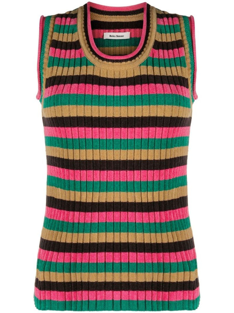 Pink Swing Knitted Wool Vest
