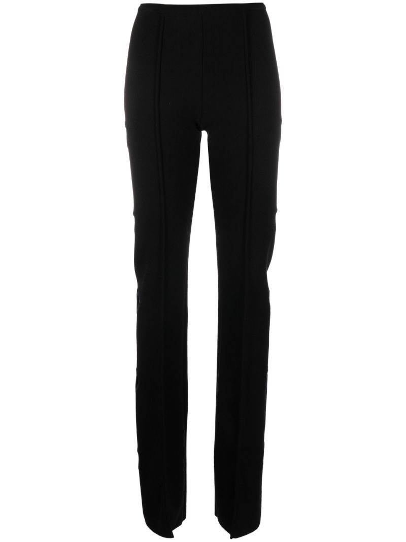 Black Heart Cut-out Trousers