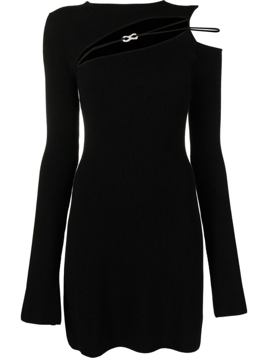 Black Cut-out Mini Dress