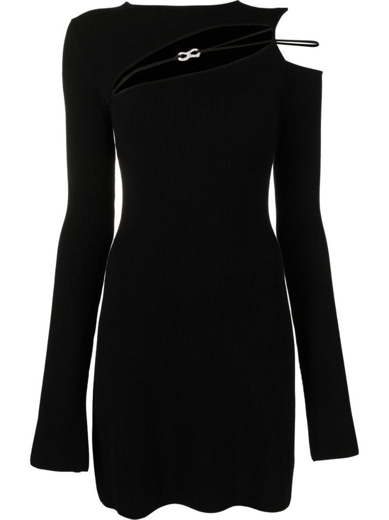 Black Cut-out Mini Dress