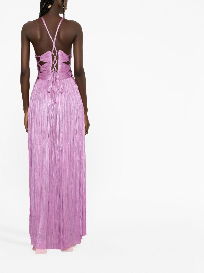 Pink Valeria Halterneck Dress