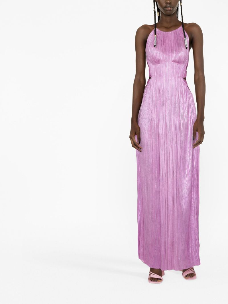 Pink Valeria Halterneck Dress