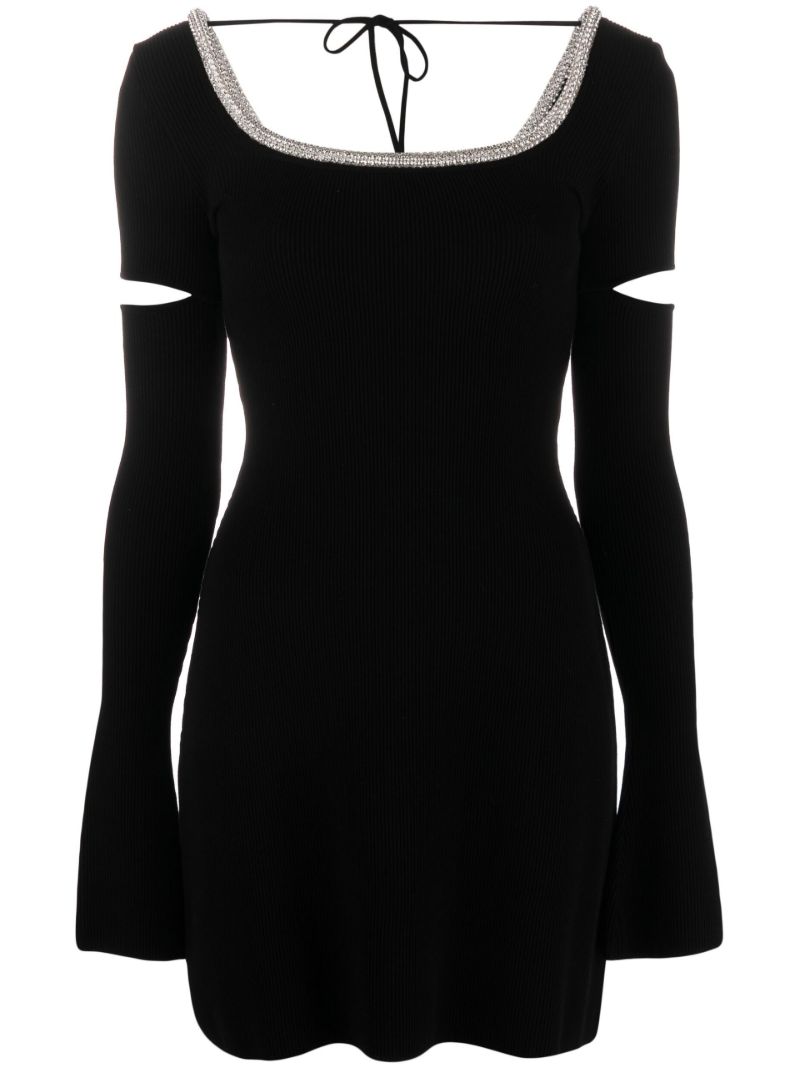 Black Cut-out Mini Dress