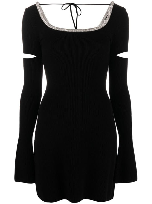 Black Cut-out Mini Dress