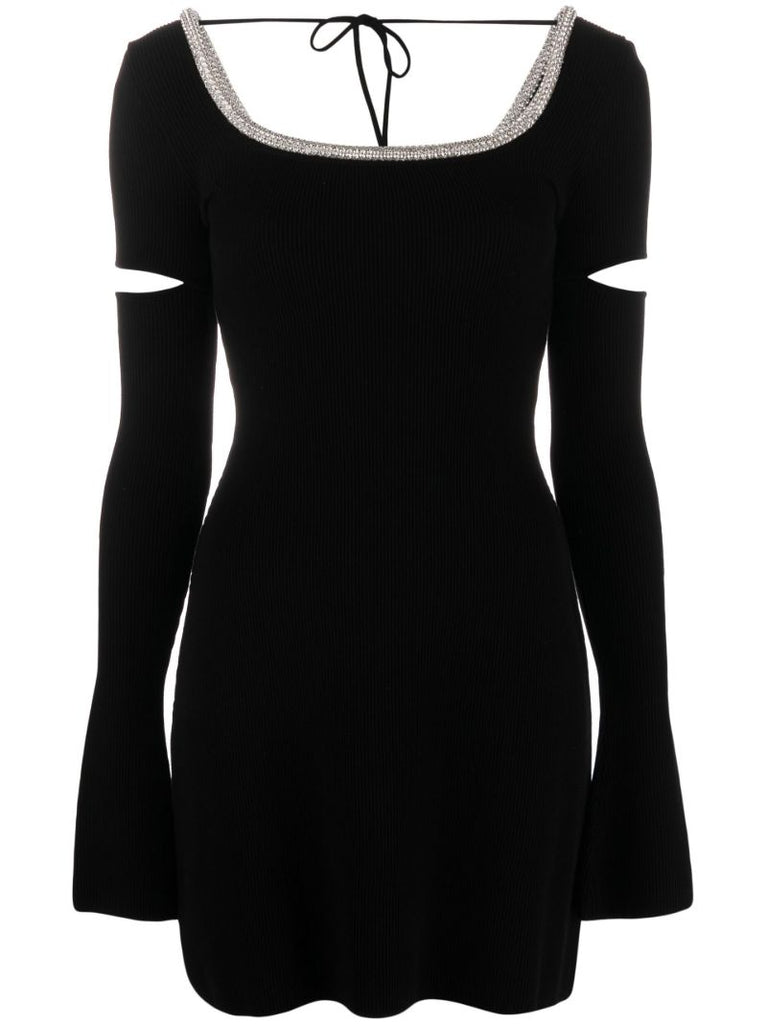 Black Cut-out Mini Dress