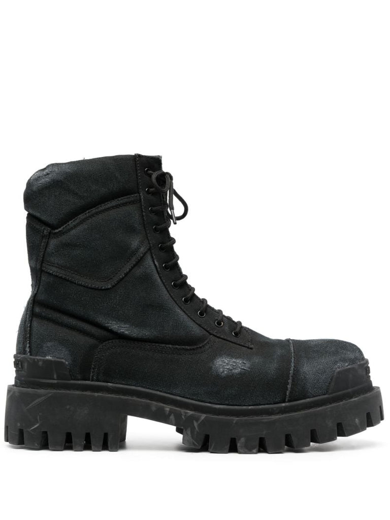 Black Strike Combat Boots