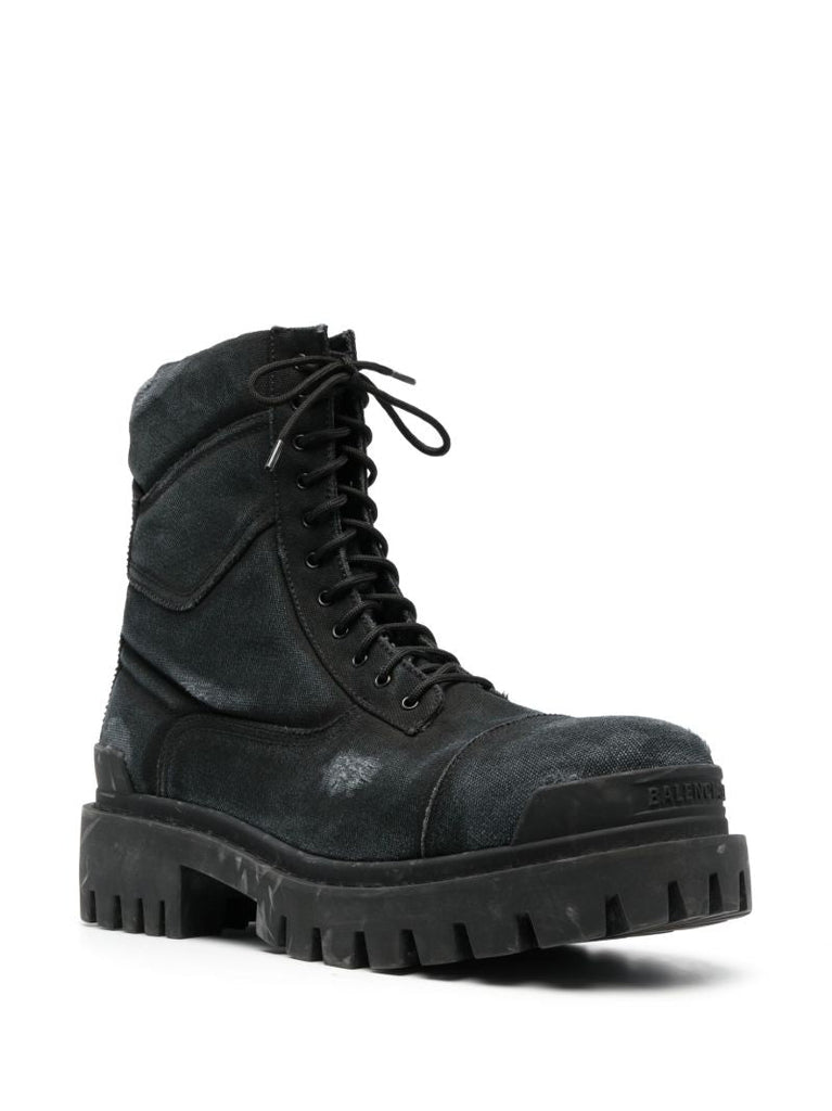 Black Strike Combat Boots