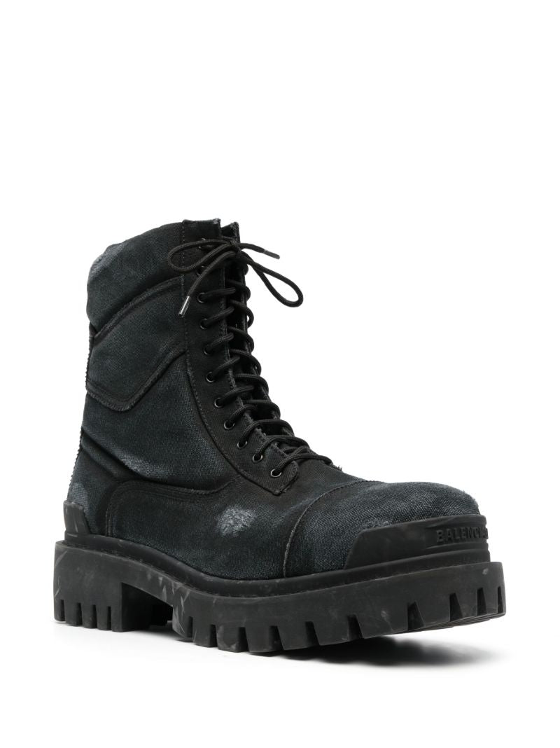 Black Strike Combat Boots