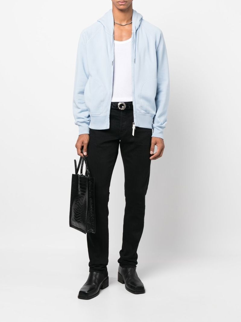 Black Straight-leg Jeans