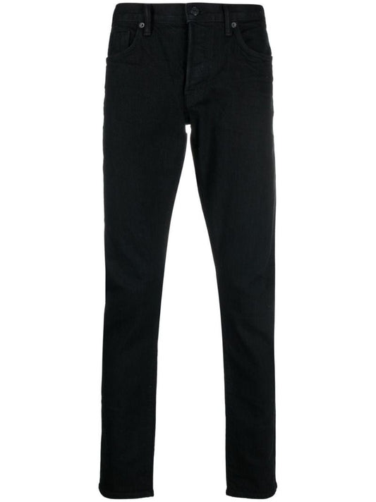 Black Straight-leg Jeans